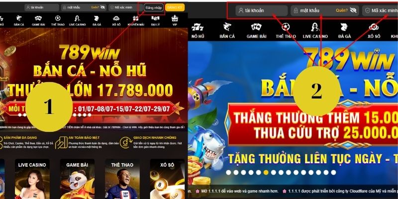 Hướng dẫn đăng nhập 789Win