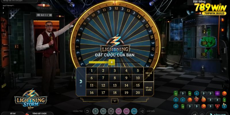 Lightning Storm - Một sản phẩm cực đặc biệt tại Evo Casino